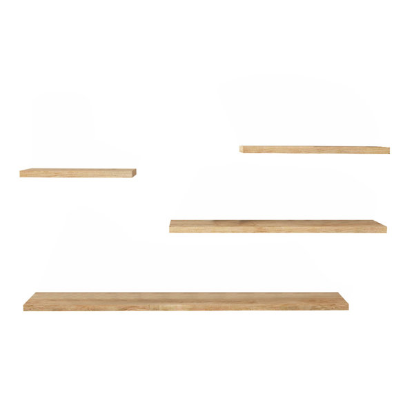 East Urban Home 4 Piece Floating Shelf Wayfair